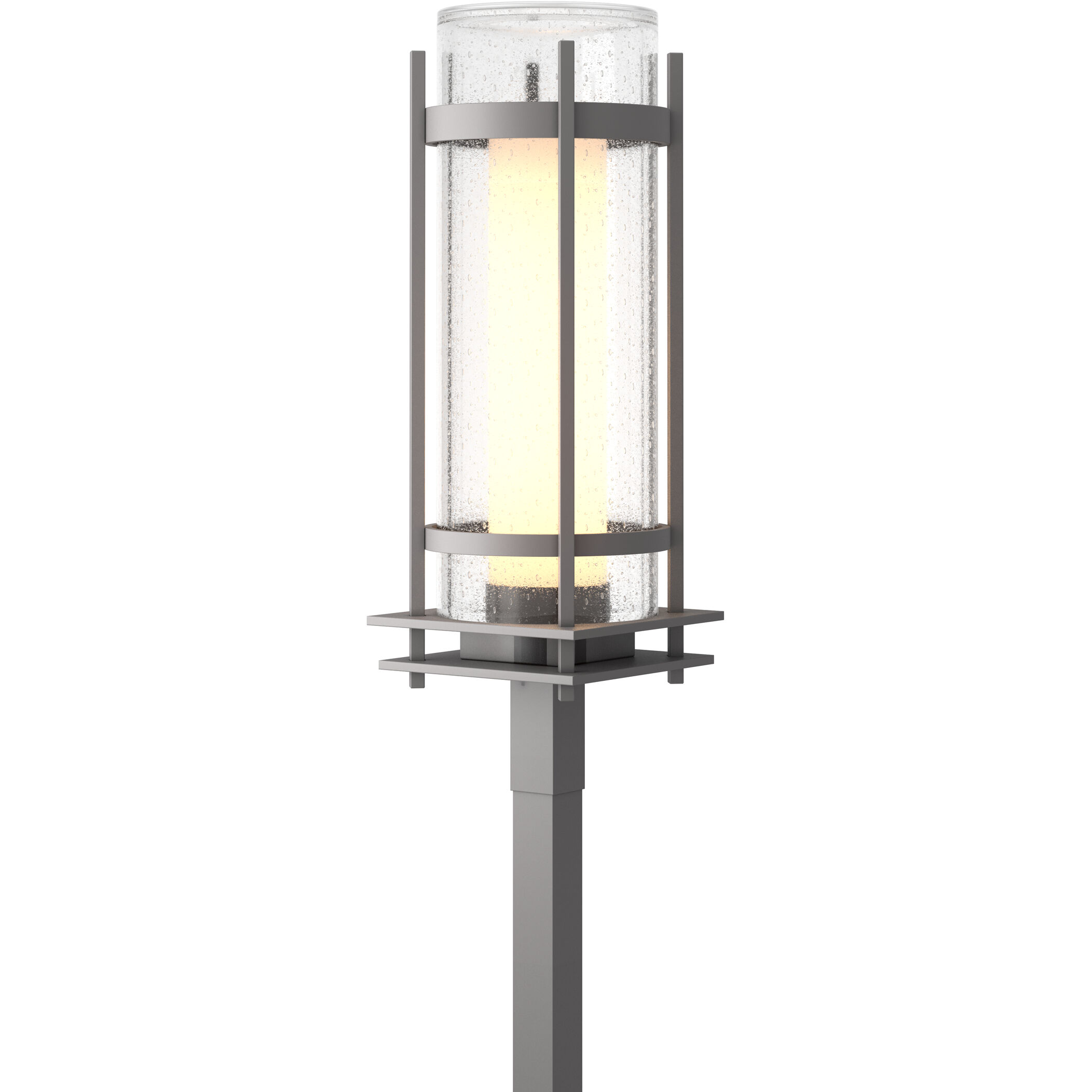 Torch 1 Light 22.25 inch Coastal Burnished Steel Outdoor Post Light