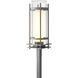 Torch 1 Light 22.25 inch Coastal Burnished Steel Outdoor Post Light
