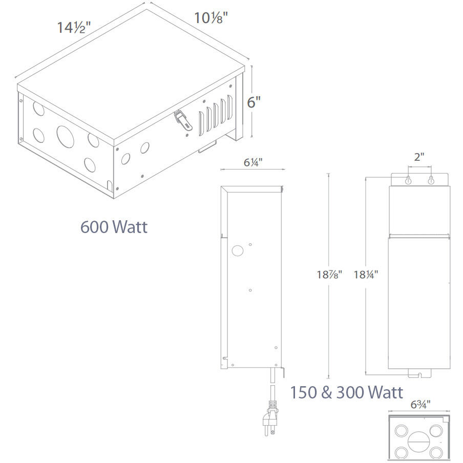 Tyler Stainless Steel Power Supply, WAC Landscape