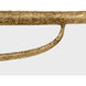 Chapman & Myers Amalfi LED 57 inch Milano Gold Linear Chandelier Ceiling Light