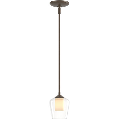 Simple 1 Light 5 inch White Mini Pendant Ceiling Light