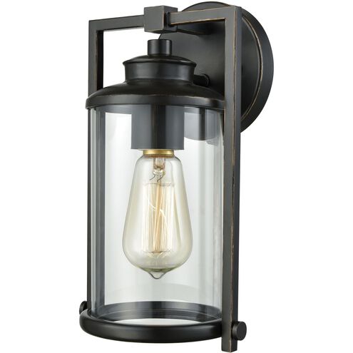 Frampton 1 Light 11 inch Aged Bronze Outdoor Wall Sconce