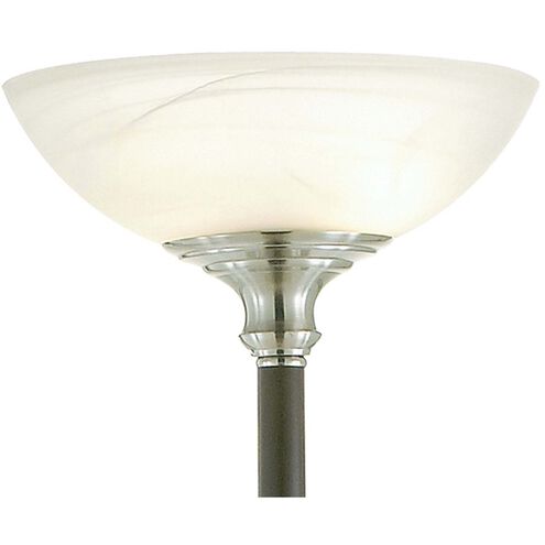 Lexington 71 inch 60.00 watt Walnut Combo Tall Floor Lamp Portable Light