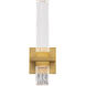 Cinaplex LED 4 inch Aged Brass ADA Wall Sconce Wall Light