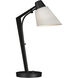 Reach 21.9 inch 100 watt Black Table Lamp Portable Light in Natural Anna