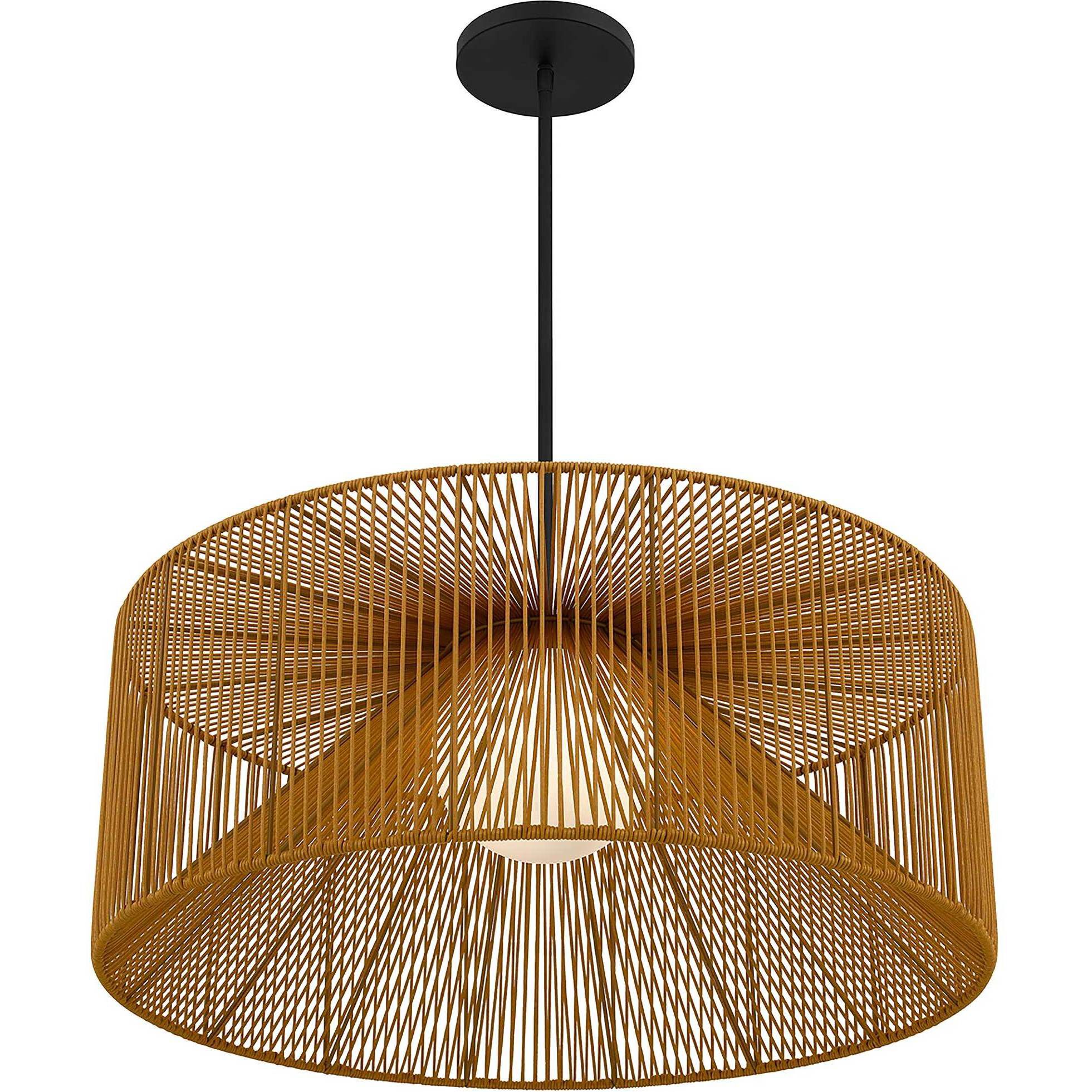 Key West LED 30 inch Sand Black Outdoor Pendant