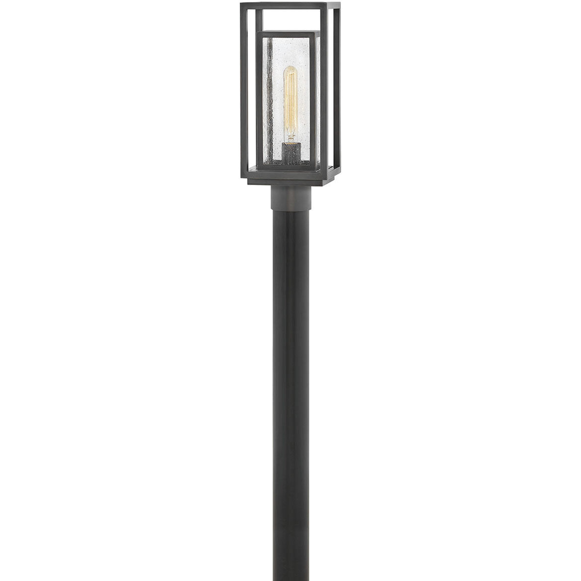 Hinkley LED Post Top or Pier Mount Lantern Republic Oil Rubbed Bronze