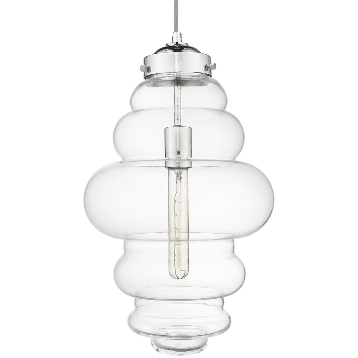 Ballina 1 Light 11 inch Polished Nickel Mini-Pendant Ceiling Light