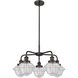 Oxford 5 Light 24.5 inch Oil Rubbed Bronze Chandelier Ceiling Light