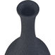 Parga 36 X 9 inch Bottle in Textured Black, Extra Large