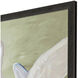Animals Green and White Framed Art