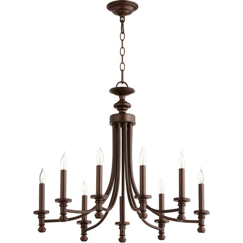 Rossington 9 Light 27 inch Oiled Bronze Chandelier Ceiling Light