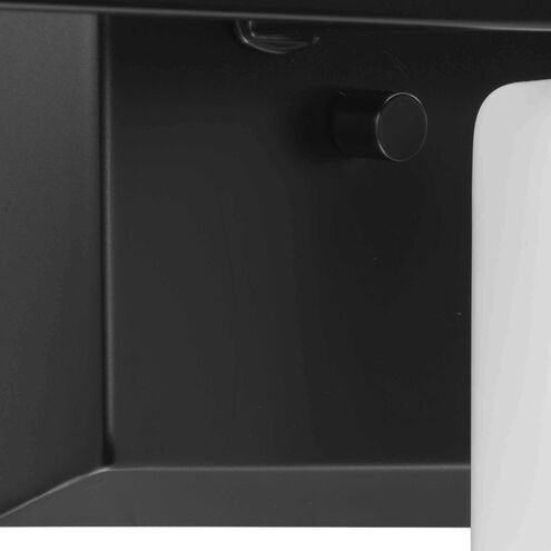 Estrada 3 Light 22.37 inch Matte Black Bathroom Vanity Light Wall Light