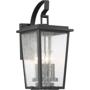 Cantebury 4 Light 20 inch Coal/Gold Outdoor Wall Mount, Great Outdoors