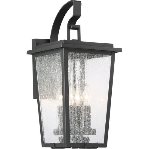 Cantebury 4 Light 20 inch Coal/Gold Outdoor Wall Mount, Great Outdoors