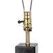 Anita 30 inch 40.00 watt Gold/Black/White Table Lamp Portable Light