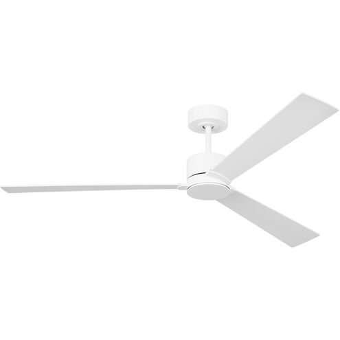 Rozzen Smart 60 60 inch Matte White Ceiling Fan