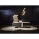 Travis 84 X 44 inch Washed Walnut Dining Table