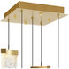 Lava LED 12 inch Brass Mini Pendant Ceiling Light