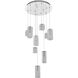 Aston 9 Light 24 inch Chrome Pendant Ceiling Light