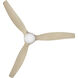 Facet 52 inch Matte White with Natural Blades Fan