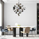 Pallocino LED 36 inch Chrome Down Chandelier Ceiling Light