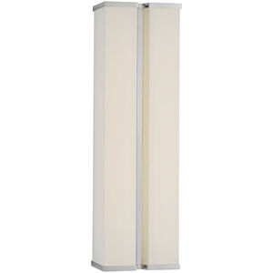 Paloma Contreras Vernet LED 5.5 inch Polished Nickel and Linen Sconce Wall Light