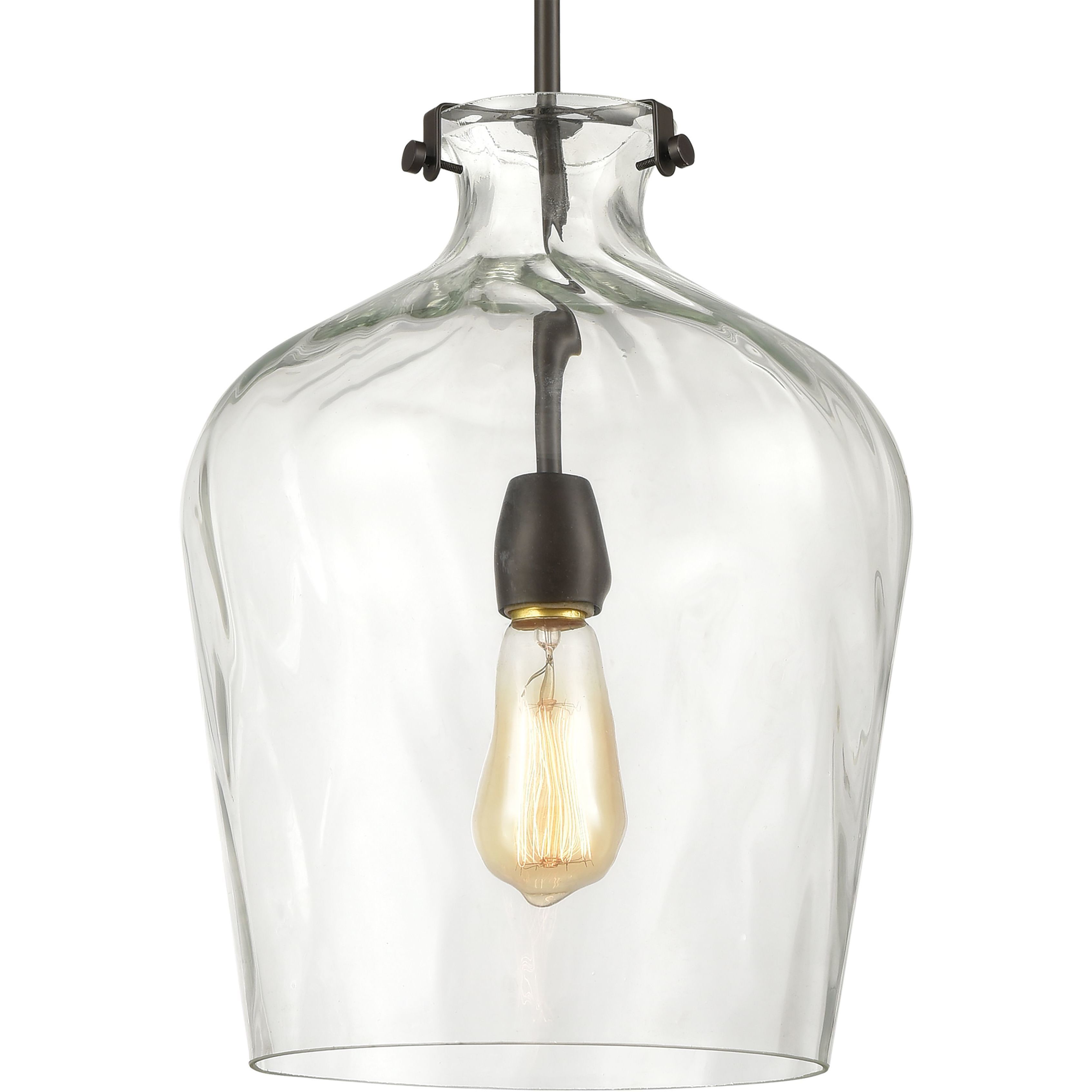 Tuscan Villa 1 Light 12 inch Oil Rubbed Bronze Pendant Ceiling Light