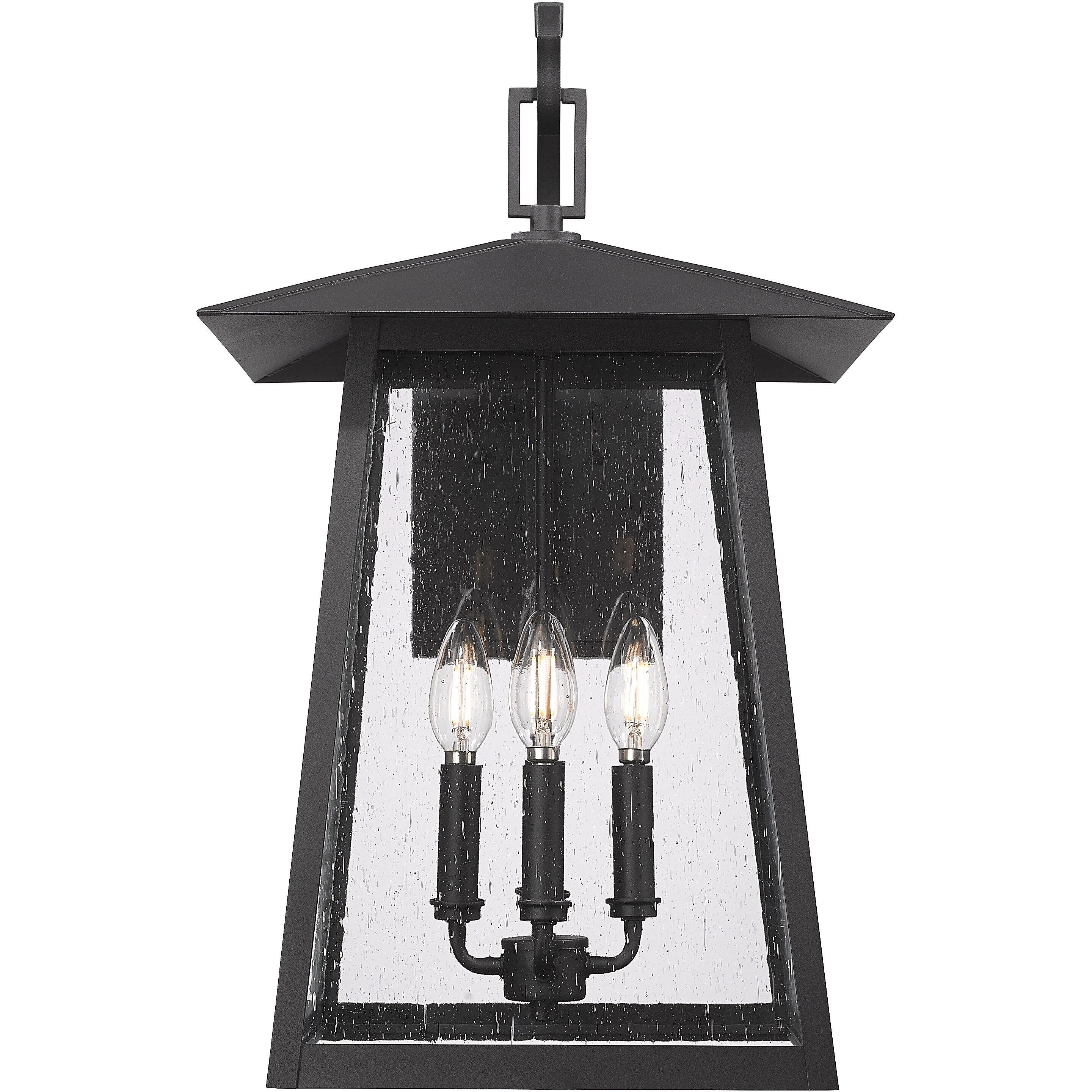 Rainer Outdoor Wall Light in Black, G9