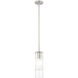 Alton 1 Light 4.75 inch Brushed Nickel Pendant Ceiling Light