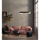 Canada LED 32 inch Gold LED Chandelier Ceiling Light