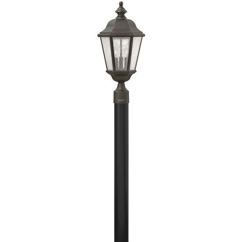 Estate Series Edgewater 3 Light 21.25 inch Oil Rubbed Bronze Outdoor Post Mount Lantern in Non-LED