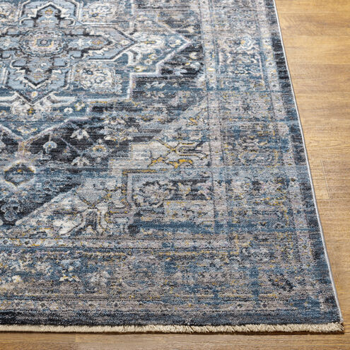 Babel 94 X 63 inch Pewter Rug, Rectangle