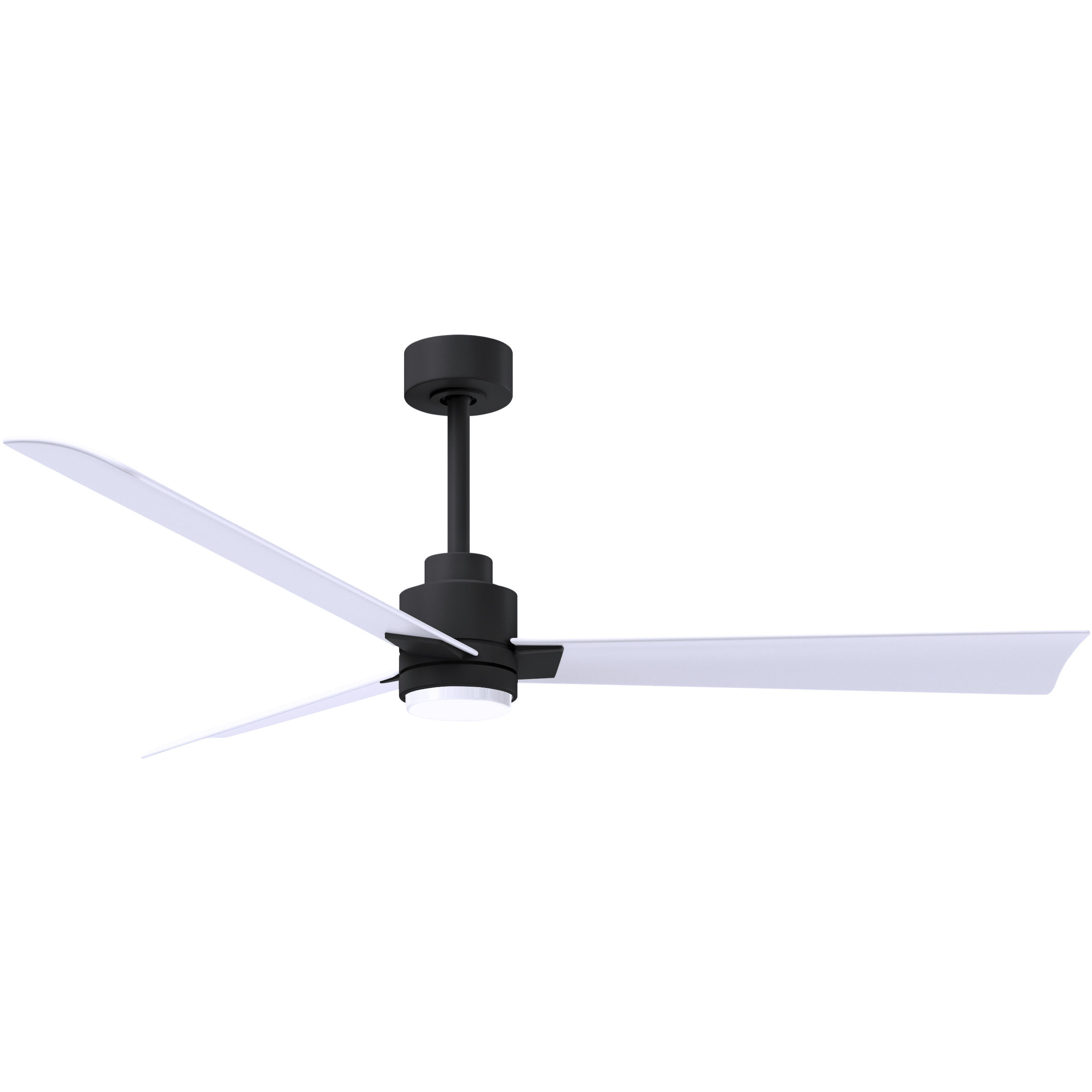 Atlas Alessandra - LK 56 inch Matte Black with Matte White Blades Ceiling Fan