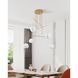 Bryony 6 Light 48 inch Brushed Gold Chandelier Ceiling Light