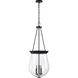 Boliver 3 Light 14.13 inch Matte Black Pendant Ceiling Light