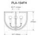 Pamela 4 Light 15 inch Matte Black Flush Mount Ceiling Light