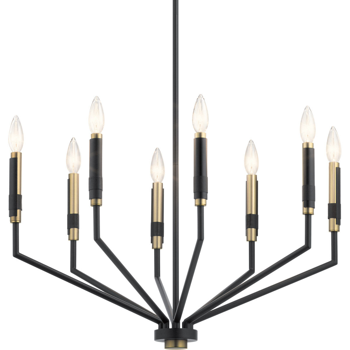 Armand 8 Light 26 inch Black Chandelier 1 Tier Medium Ceiling Light