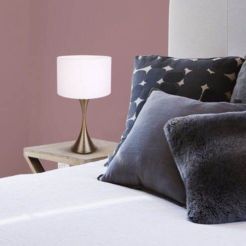 Mica 25.75 inch 100.00 watt Gold Table Lamp Portable Light