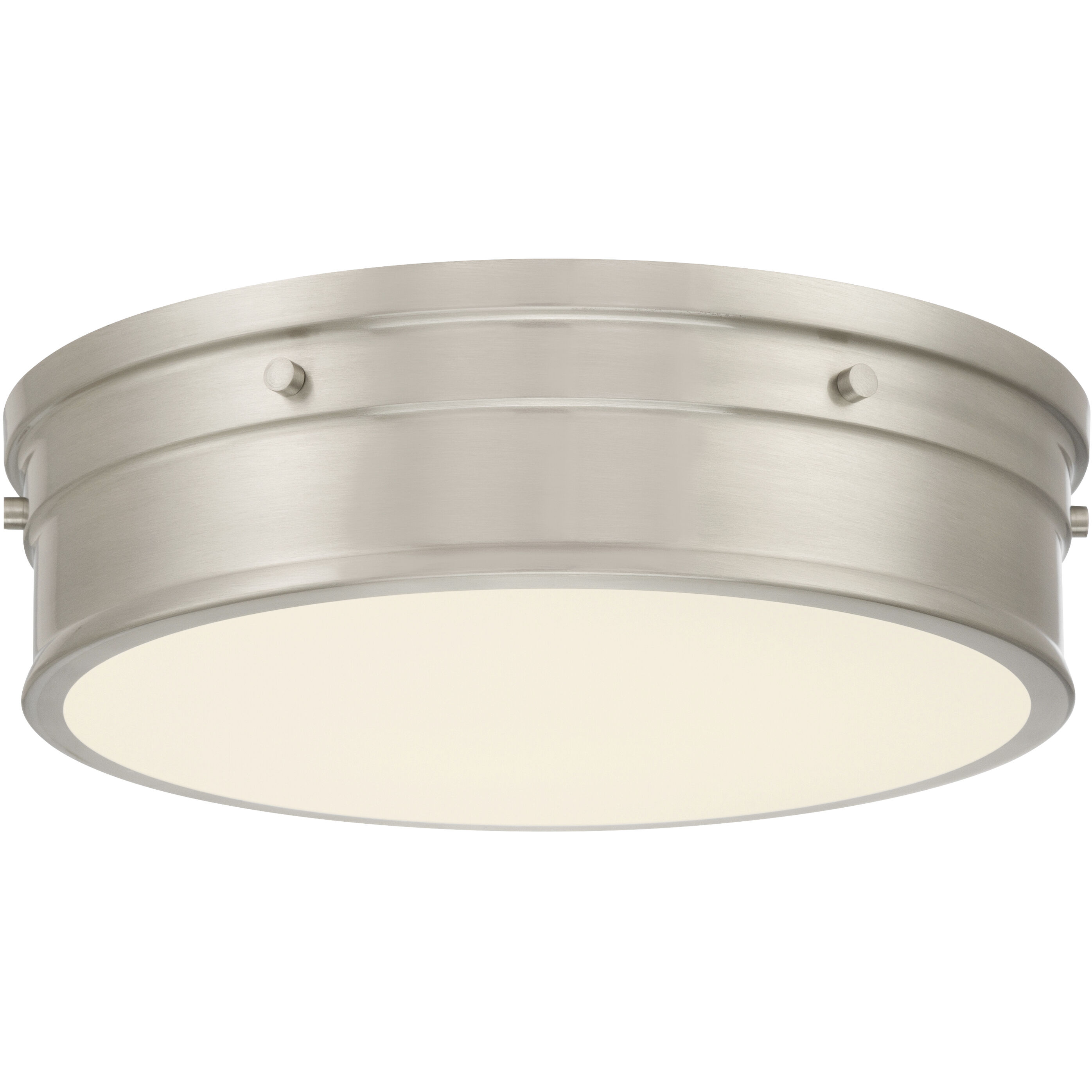 Marnex LED 13 inch Brushed Nickel Flush Mount Ceiling Light