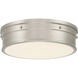 Marnex LED 13 inch Brushed Nickel Flush Mount Ceiling Light