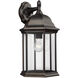 Sevier 1 Light 18.75 inch Antique Bronze Outdoor Wall Lantern, Large