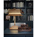Malvasia 18 inch 25 watt Vintage Brass Desk Lamp Portable Light, Bunny Williams Collection