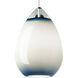 Sean Lavin Alina Grande LED 8.5 inch White Pendant Ceiling Light in Steel Blue, Grande