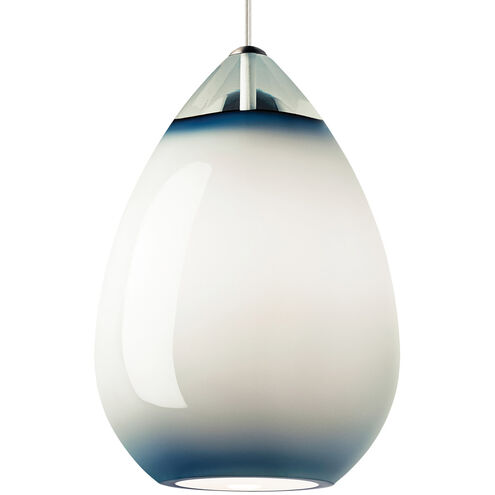 Sean Lavin Alina Grande LED 9 inch Black Pendant Ceiling Light in Steel Blue, Grande