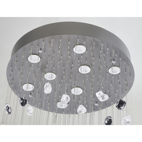 Canada 9 Light 22 inch Black Chandelier Ceiling Light