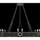 Mirage 12 Light 49.75 inch Black Chandelier Ceiling Light