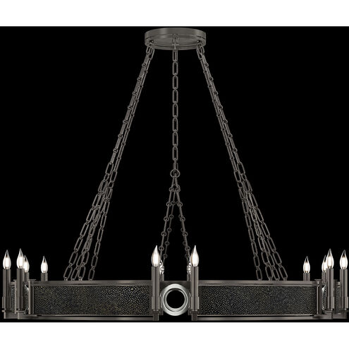 Mirage 12 Light 49.75 inch Black Chandelier Ceiling Light
