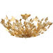 Julie Neill Farfalle LED 30 inch Gild Semi-Flush Mount Ceiling Light, Large