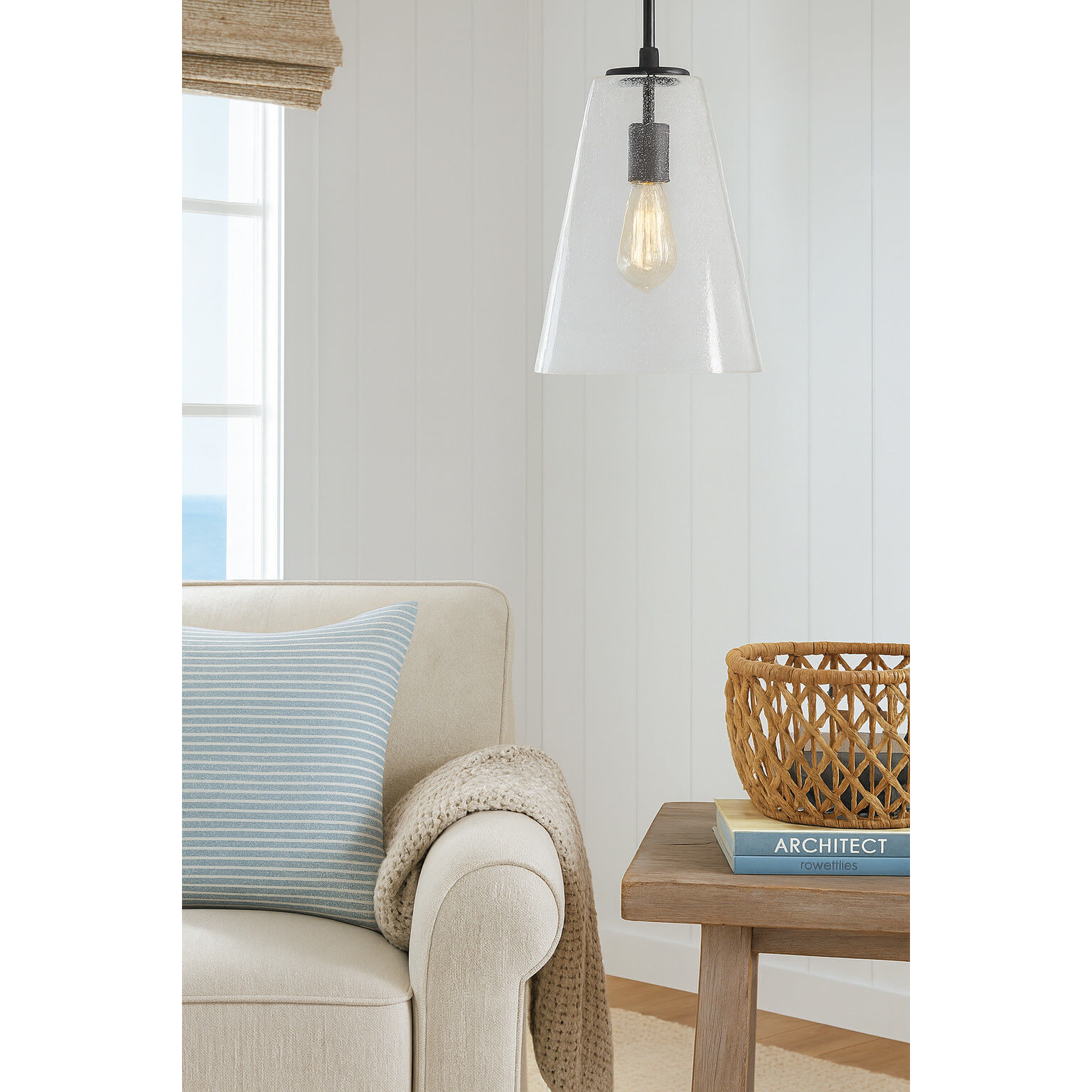 Vance 1 Light 10 inch Satin Black Indoor Pendant Ceiling Light